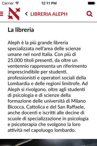 Libreria Aleph screenshot 2