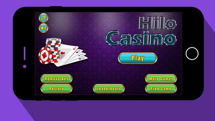 Hilo Casino Game - Pick Your Card and Play