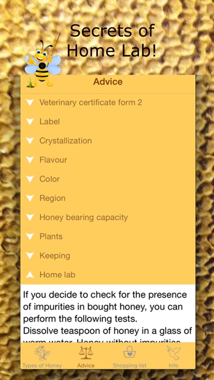 Honey Guide. All about bees and honey types. screenshot-4