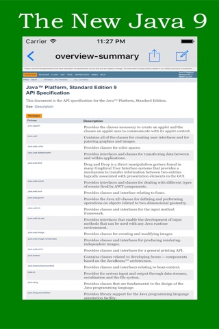 Java Standard Edition 9 API Specification - 2016 New Version screenshot 3