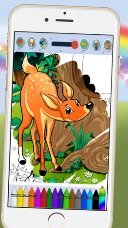 Game screenshot Paint animal - coloring book for kids mod apk