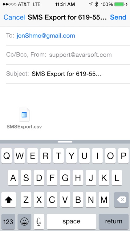 Export Texts, SMS - Secure Text & Message Exporter screenshot-3
