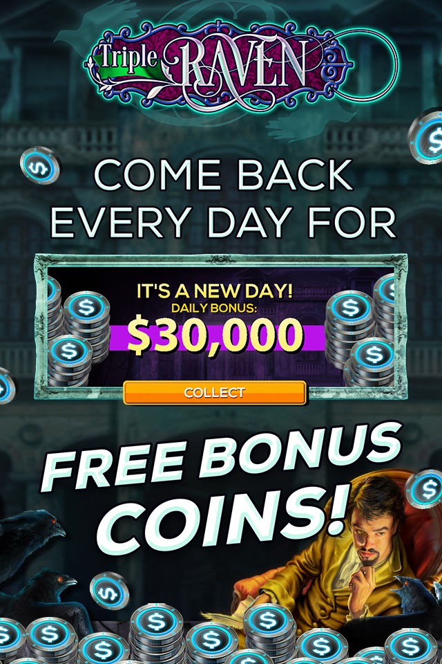 Triple Raven: FREE Vegas Slot Game screenshot 3