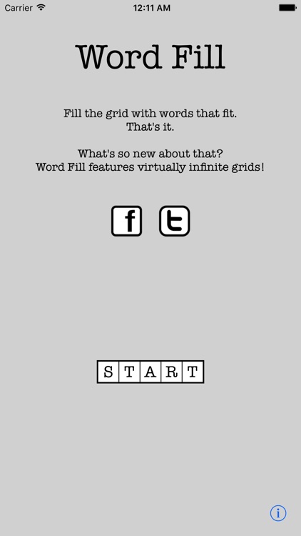 Word Fill - Infinite fill in puzzles