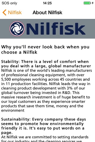 Nilfisk screenshot 3