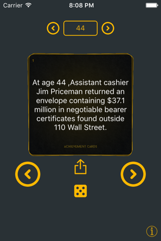 Achievement Cards - What other people accomplished at your age screenshot 4