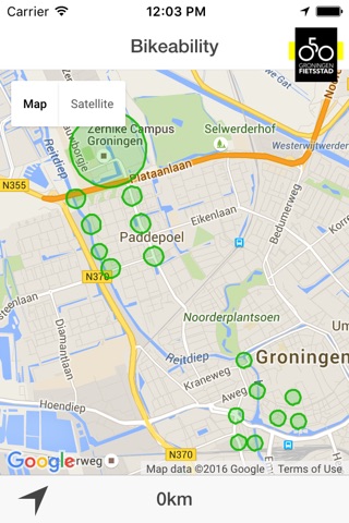 Bikeability Groningen screenshot 2