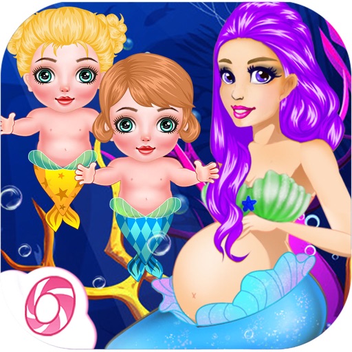 Pregnant Mermaid Magic World-Cute Baby/Baby Face/Mermaid Mommy icon