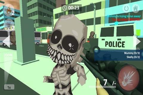 Call of Monster Shooter Toon Town Apocalypse Undead Crisis Sniper screenshot 4