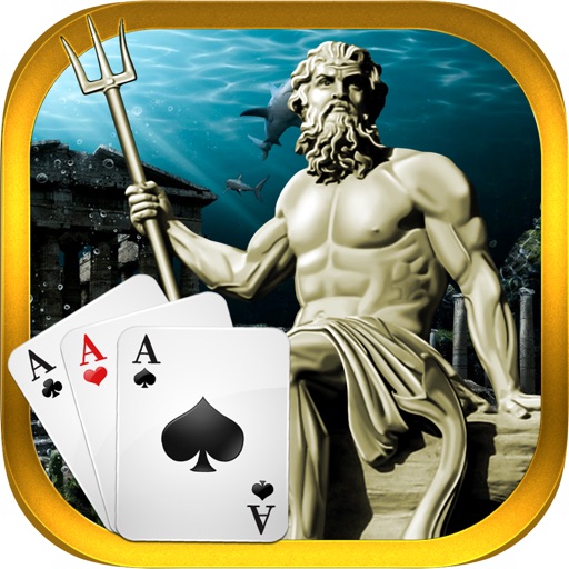 Atlantis Pyramid Solitaire Paid- The Rise of Poseiden's Trident for VIP Card Players iOS App