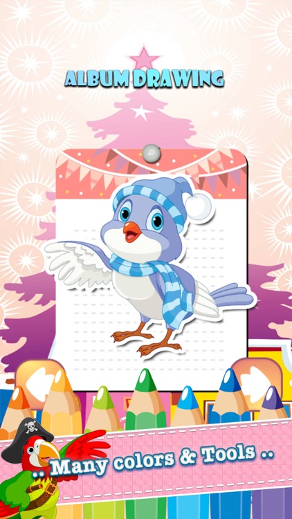 Bird Drawing Coloring Book - Cute Caricature Art Ideas pages for kids