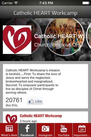 Catholic HEART Workcamp screenshot 2