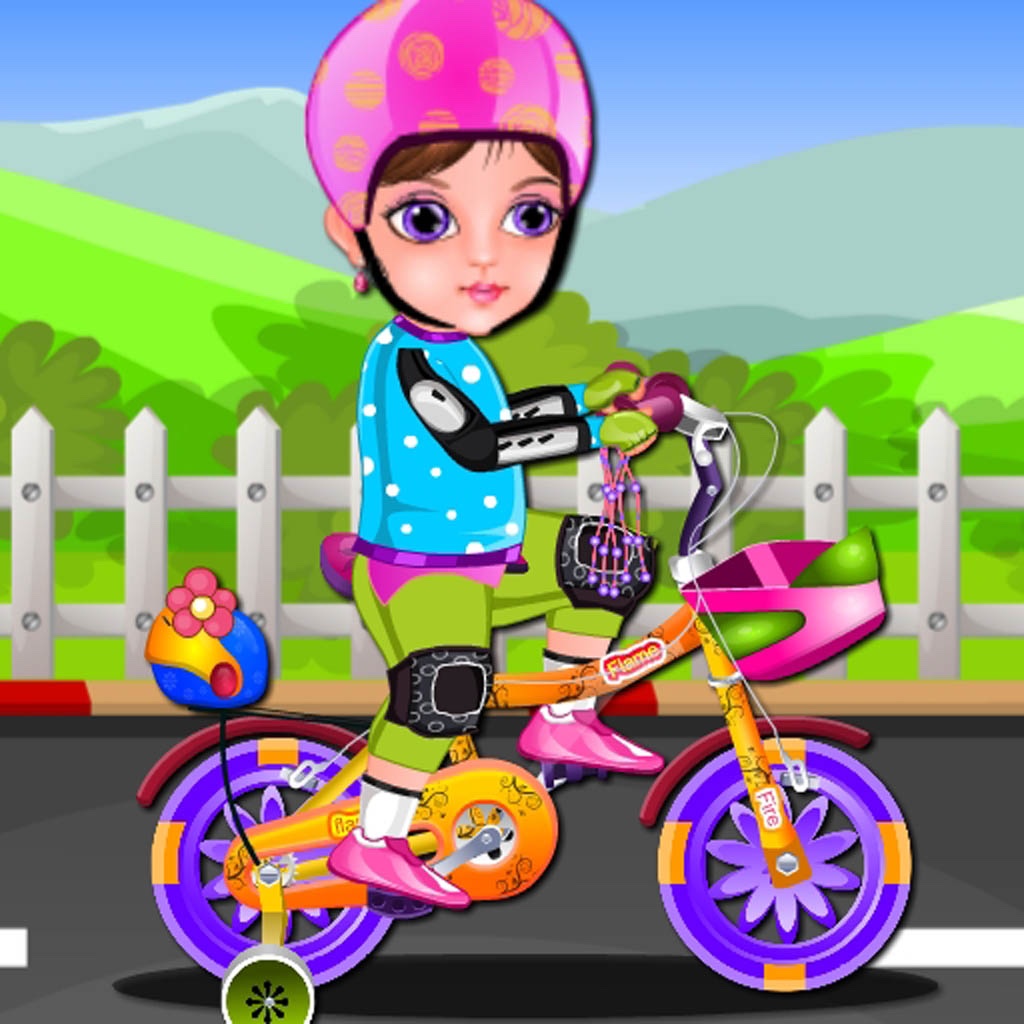 Little Girl New Bike icon