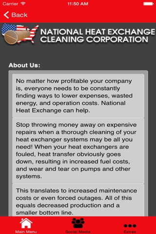 National Heat Exchange screenshot 2