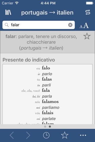 Ultralingua Italian-Portuguese screenshot 2