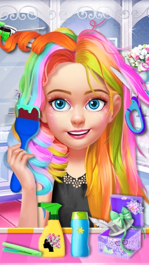 Kids Hair Salon - Hairstyles Maker & Dress up(圖2)-速報App