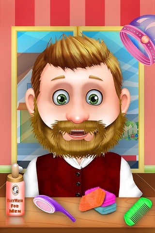 Barber Shaving Beard Salon girls games screenshot 4
