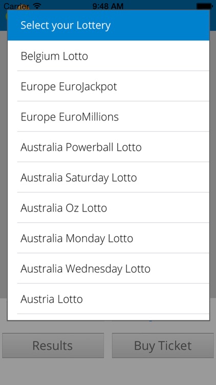 Lottery Ticket Numbers