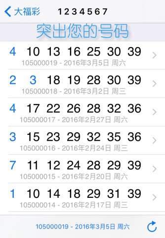 Da Fu Cai Results screenshot 3