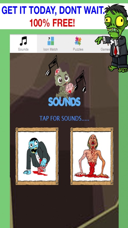 zombie games free for kids all - Jigsaw Puzzles and Sounds screenshot-3