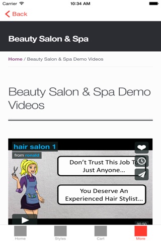 Beauty Salon Engage and Reward screenshot 2