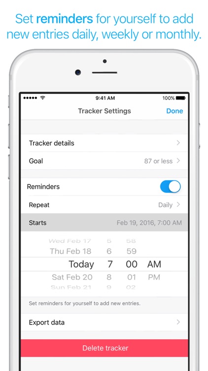 TracKit - Track weight, expenses, exercise & more
