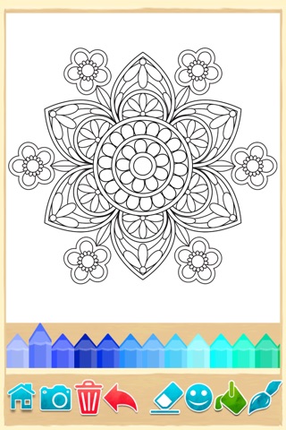 Mandala Coloring Pages Game screenshot 4