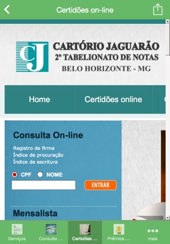 Cartório Jaguarão screenshot 4