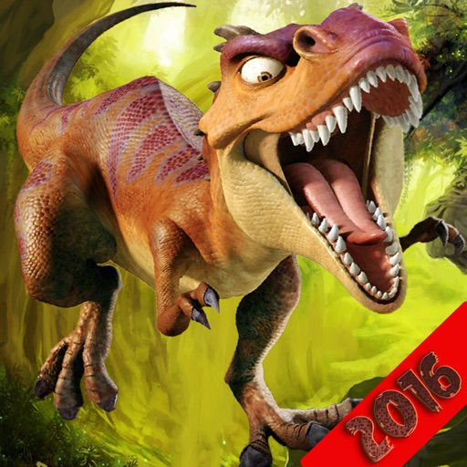 T-rex a Dangerous Dino hunt-ing 2016: a Life Saving challenge in Jurassic Jungle Icon
