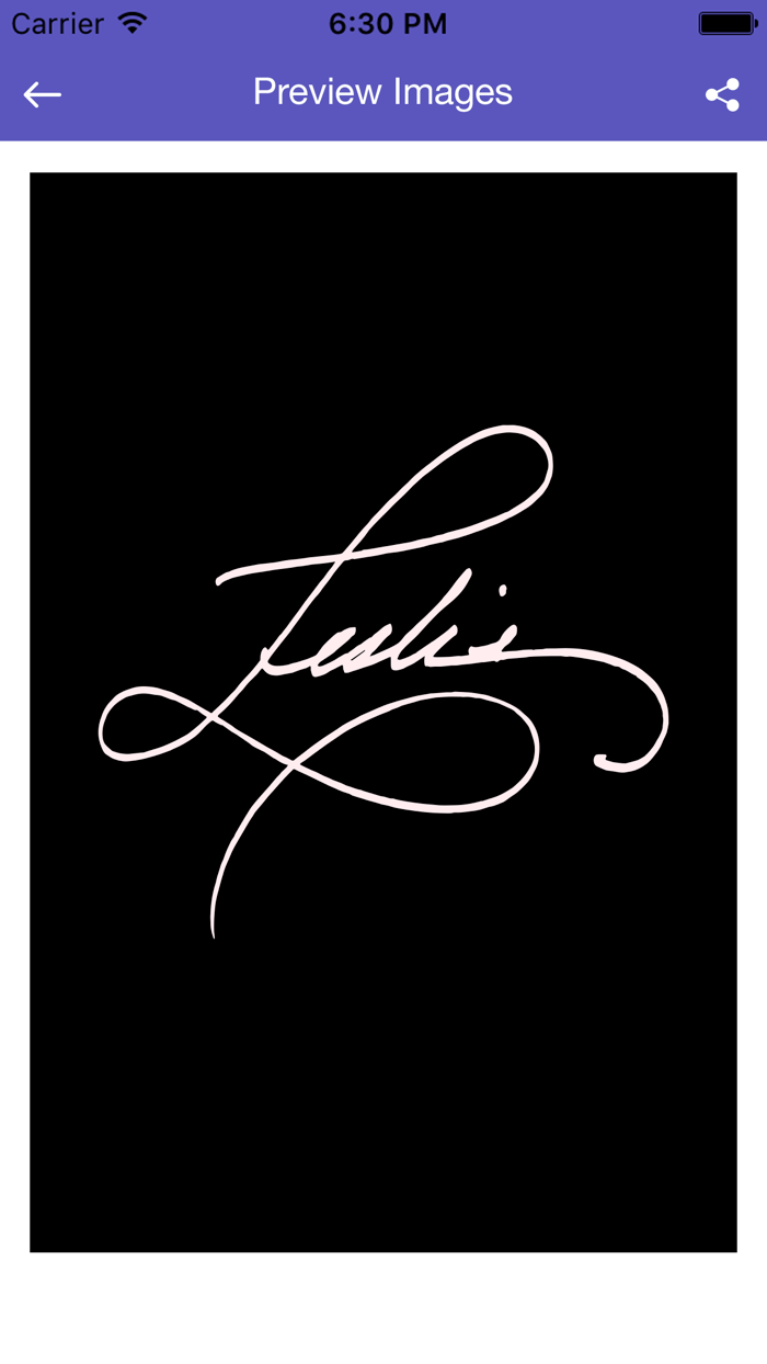 Signature Application