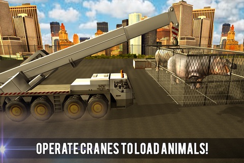 Wild Animal Cargo Train Driver Simulator 3D screenshot 2