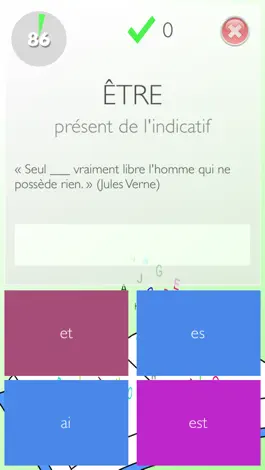 Game screenshot Conjuguons apk