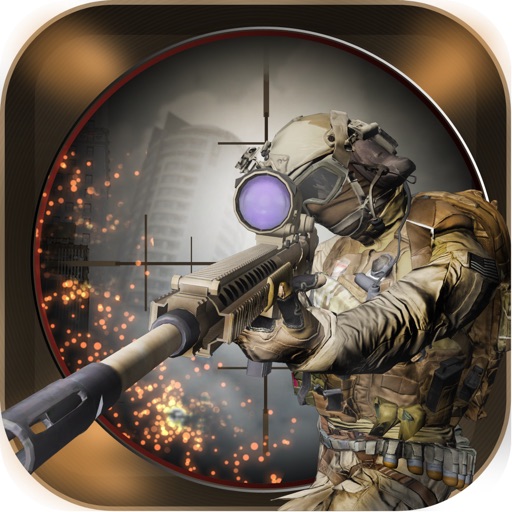 3D Sniper City Warfare- Elite Zombie Shooting Game Icon