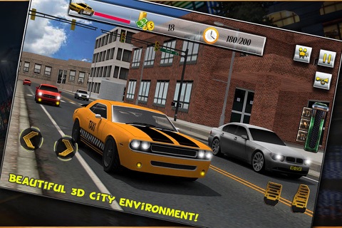 Modern City Taxi Simulation 3D screenshot 2