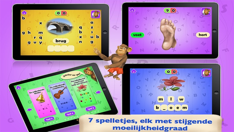 Spelletjes om te leren lezen en schrijven