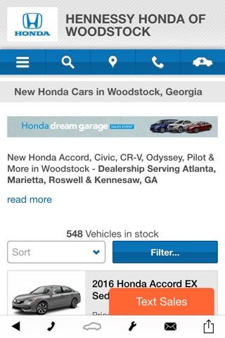Hennessy Honda screenshot 3