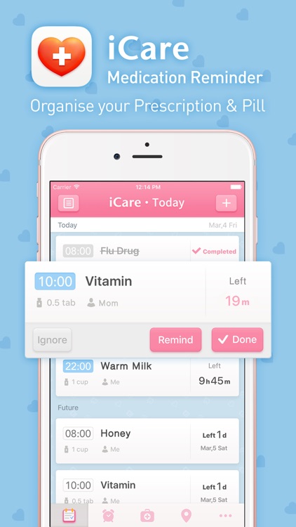 iCare · Medication Reminder