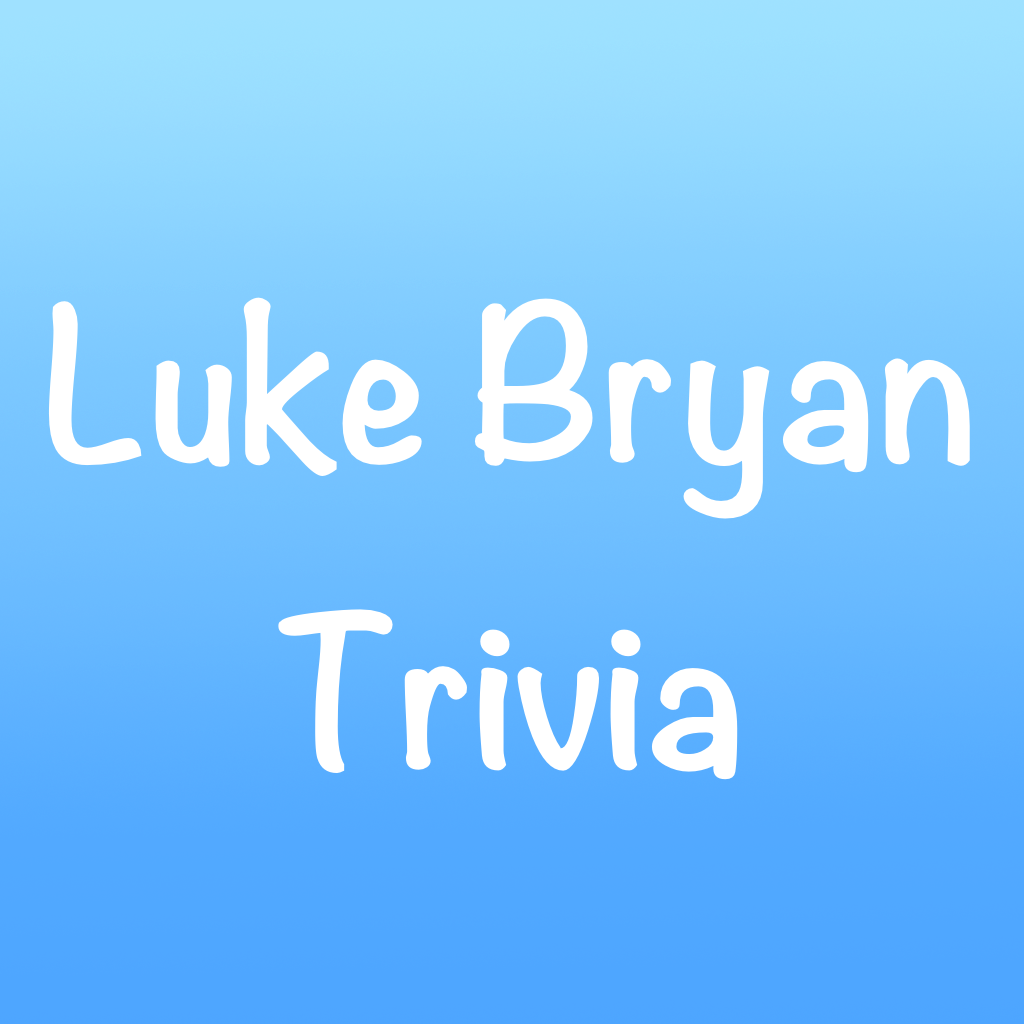 You Think You Know Me? Luke Bryan Edition Trivia Quiz App Icon