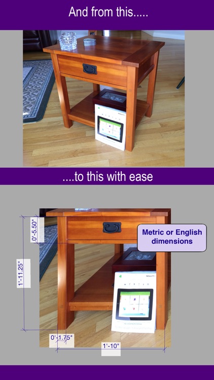 Photo Tape Measuring for wall length measurements