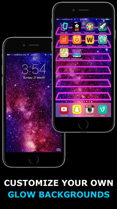 Glow Backgrounds Screenshot 2