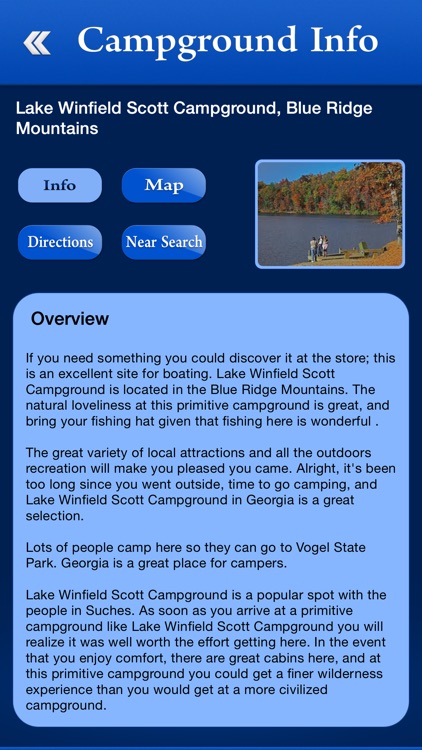 Georgia Campgrounds and RV Parks