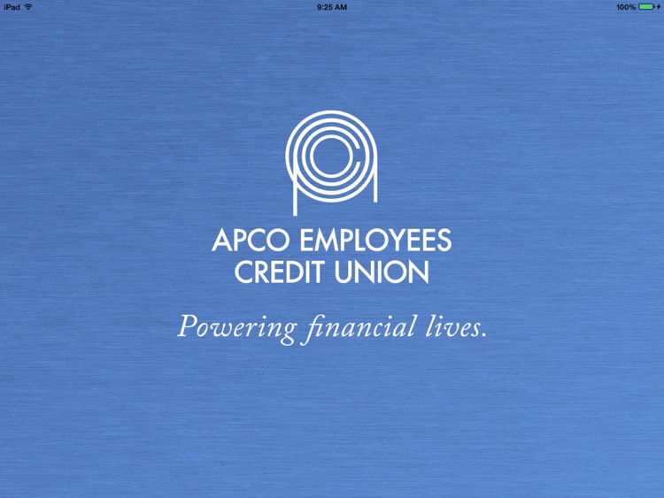 APCO Employees CU for iPad