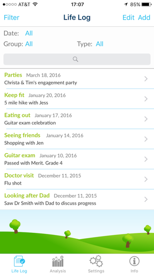 Life Log - Tracking your Life