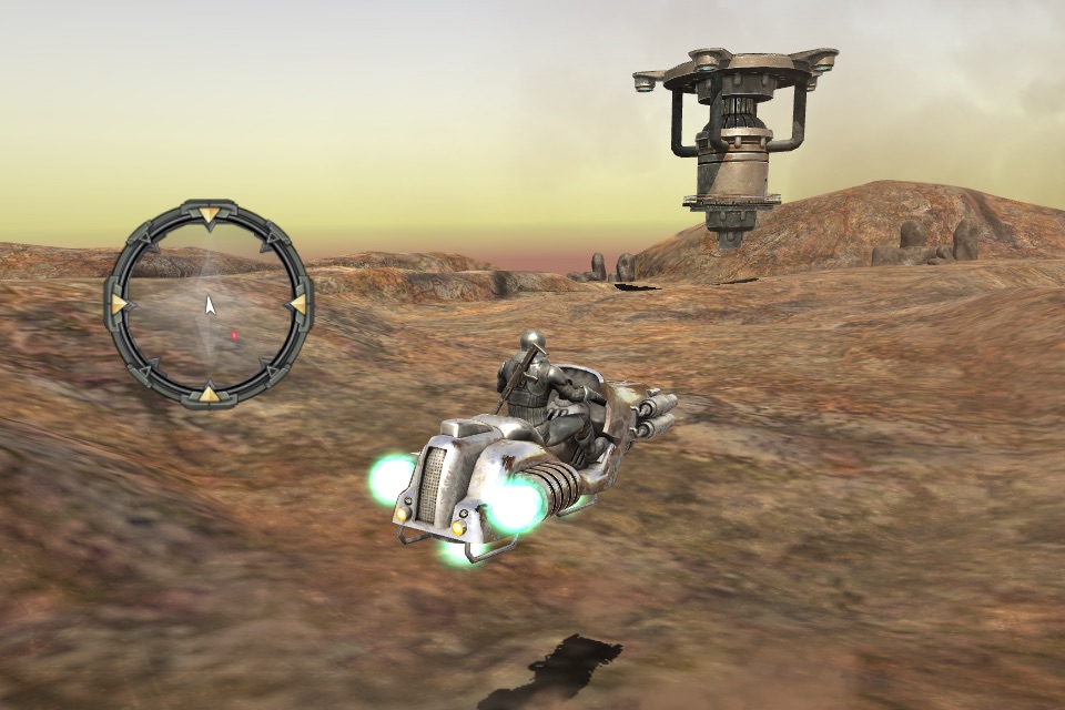 Hovercraft 3D Adventure - Adrenaline Hover Bike Dirt Driving Simulator screenshot 4