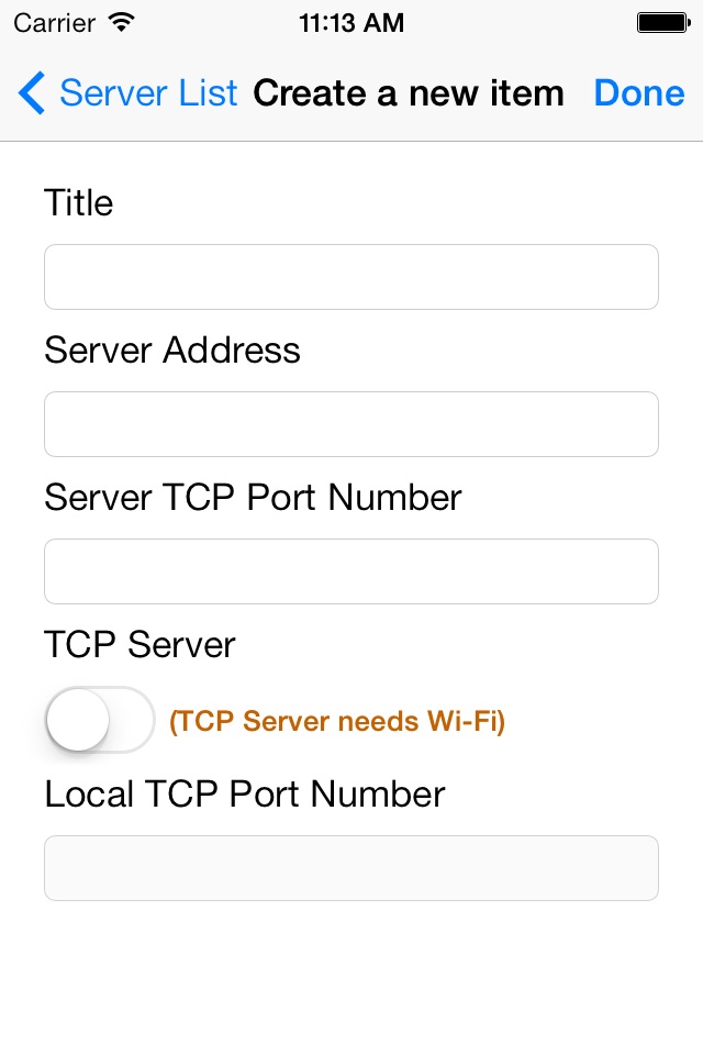 TCP/IP Console screenshot 3