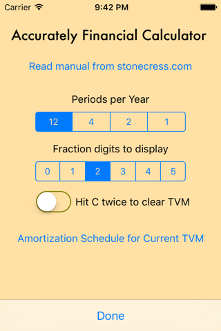 Accurately Finance Calculator screenshot 2