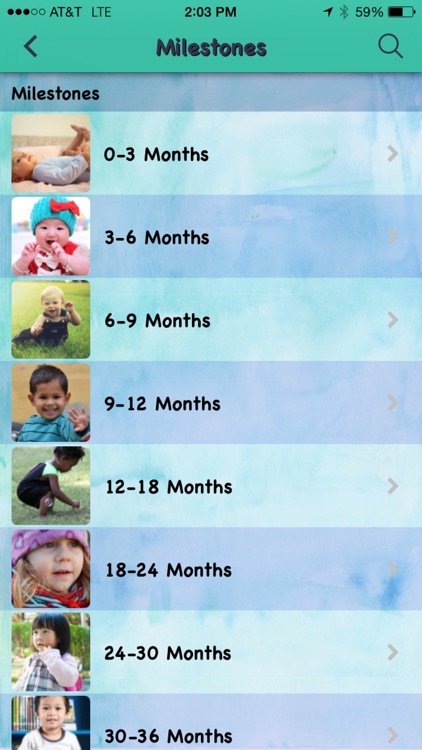 Developmental Milestones