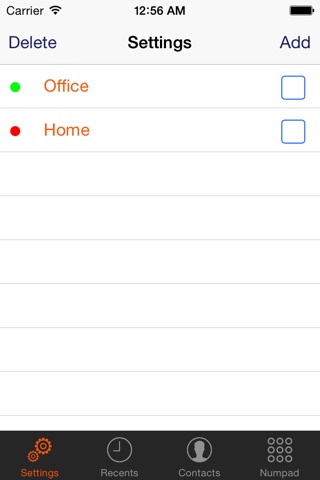 Detel mobile VoIP screenshot 3