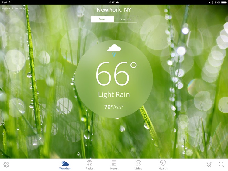 The Weather Channel App for iPad – best local forecast, radar map, and storm tracking