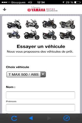 Yamaha Motos Gouirand screenshot 4
